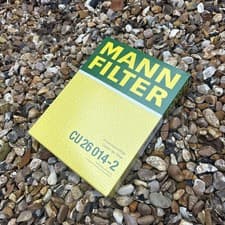 Image of MANN CU26014-2 Cabin Air Filter Fits Citroën DS DS4 Opel Peugeot Vauxhall