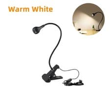 Image of Flexible Clamp Clip On USB Desk Lamp Reading Light LED Bed Table Bedside Night