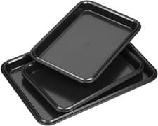Image of Baking Tray Performance Set of 3 Non Stick Steel Oven Trays - TALA