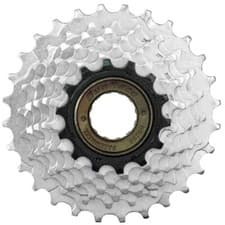 Image of SunRace 6 Speed Freewheel 14-28t MTB/Road Bike - Silver