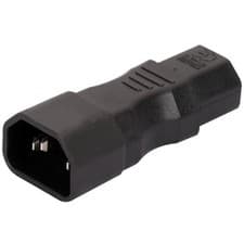 Image of IEC 320 C14 to C13 Plug Socket Plug Converter AC Adapter