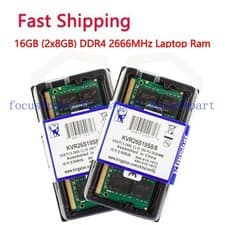 Image of 16GB (2x8GB) DDR4 2666 MHz (PC4 21300) SO-DIMM Laptop Memory Ram 260-Pin New