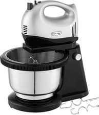 Image of Hand and Stand Mixer Electric Set for Baking Lightweight Mixer with Bowl Whisk