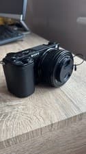 Image of Sony Alpha ZV-E10 Mirrorless Camera with 16-50mm Lens and 128GB Lexar microSDXC