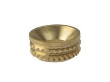 Image of Forgefix 100SCS8B Screw Cup Sockets Solid Brass Polished No. 8 Bag 100