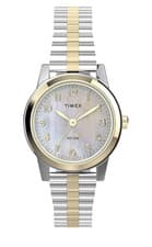 Image of Timex Ladies Classic Quartz Watch with Two-Tone Stainless Steel Bracelet T2M828