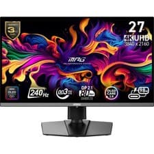 Image of MSI CMS MPG 272URX QD-OLED 4K Ultra HD Monitor Black