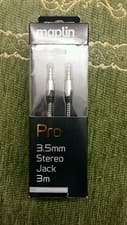 Image of Maplin Pro 3.5mm Stereo Jack Cable 3M