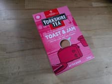 Image of Discontinued Yorkshire Tea Toast and Jam Box of 40 Tea Bags- Best Before 05/26