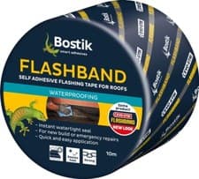 Image of Evo-Stik Flashband Self-Adhesive Watertight Flashing Tape - Grey - 225mm x 10m