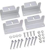 Image of holder solar module bracket for mounting solar panel roof mounting pack of 4