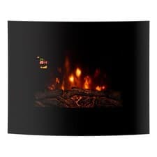 Image of Focal Point Lexington Black Wall-Hung Electric Fire 660mm(Bracket Not Included)