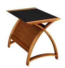 Image of Helsinki 1300mm Table Desk in Walnut by Jual - PC201