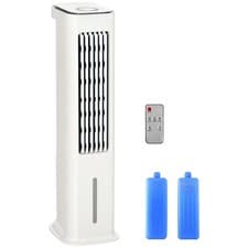 Image of HOMCOM Evaporative Air Cooler with Timer, Oscillating, Ice Cooling Tower Fan