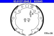 Image of Brake Shoe Set, parking brake ATE 03.0137-3045.2