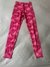 Image of Adidas Pink Logo Print Training Leggings – Women’s XS (NWT)