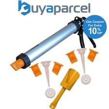 Image of Roughneck Brick Mortar and Tile Grouting Pointing Gun - Spare Nozzles & Plunger