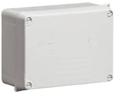 Image of Wiska WIB Outdoor Waterproof PVC Adaptable Box IP65 Enclosure Sealed Grey/ Black