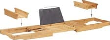 Image of Extendable Bamboo Bathroom Caddy