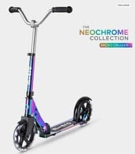 Image of Micro Scooter Cruiser LED NeoChrome Adjustable Foldable PLUS BONUS ACCESSORIES
