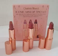 Image of New Boxed Charlotte Tilbury's ICONIC MINI LIP TRIO KIT
