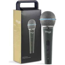 Image of Stagg SDM60 Dynamic Cardioid Vocal Microphone with 5m XLR Cable & Case