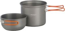 Image of Vango Hard Anodised 1 Person Cook Kit Outdoor Cookware with 2 pots for Backpack