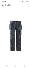 Image of Snickers 3212 Work Trousers Holster & Knee Pad Pockets Various sizes Navy/Navy