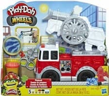 Image of PLAY DOH FIRE TRUCK PLAY SET Play Dough Wheels Fire Engine Playset Activity Toy