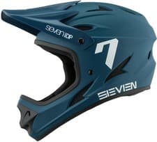 Image of 7iDP M1 Full Face Junior Cycling Helmet Blue Kids Bike Ride Protection Cycle