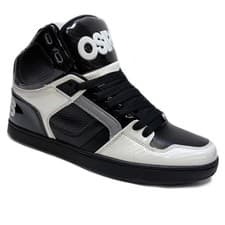 Image of OSIRIS SHOES NYC 83 CLK BLACK WHITE CARBON TRAINERS (UK 6 US 7 EUR 39.5)