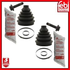 Image of CV Joint Boot Gaiter Kit x 2 Febi 49070 For VW Rabbit Scirocco Tiguan Touran