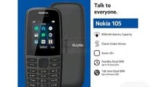 Image of Nokia 105 Dual SIM Black Unlocked Smartphone 4th Edition