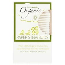 Image of Simply Gentle Organic Cotton 200 Buds - 4 Pack