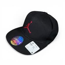 Image of NWT KIDS (8-20) Air Jordan Pro Jumpman Classic Adjustable Cap Hat BLACK/RED