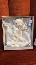 Image of Kaloo Perle Knots Doudou Bear Blue Comforter Blankie Soother NEW Gift Baby