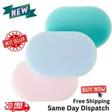 Image of Meridiana Standard Bath Sponge, Green/Pink/Blue | UK Fast Free Shipping
