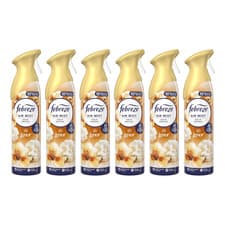 Image of Febreze Air Mist Gold Orchid Scent Air Freshener Room Spray 185ml - Pack of 6