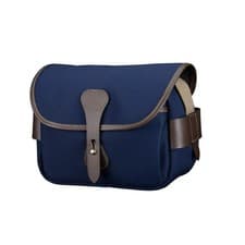 Image of Billingham S2 Shoulder Bag - Navy / Chocolate