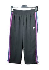 Image of Adidas Women's Black Wide Leg Pants Size M Sport Straight