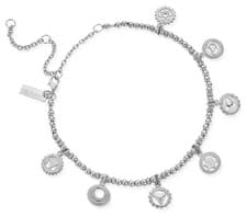 Image of CHLOBO Positive Vibes Anklet Sterling Silver SAN839
