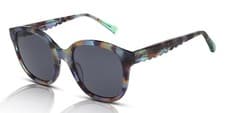 Image of Joules Sunglasses Women's Foxglove JS7088 105 Shiny Multi-Colour Tortoise/Grey
