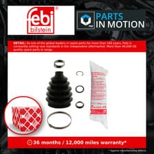 Image of CV Joint Boot 29609 Febi C.V. Driveshaft Gaiter 1K0498203 6C0498203 6Q0498203A