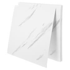 Image of 10-50pcs PVC Marble Effect Self Adhesive Vinyl Tiles 30x30cm No Grout Waterproof