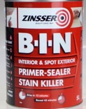 Image of Zinsser B-I-N 5 L Primer Sealer and Stain Killer Paint - ZN7020001A1