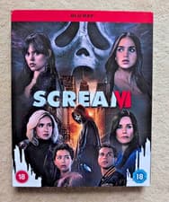 Image of BLU-RAY SCREAM 6 VI WITH SLIP SLEEVE BRAND NEW SEALED UK STOCK