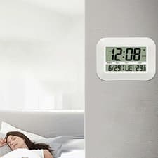 Image of Large Digital Wall Clock Count up Down Timer Silent with Day/Date/Temperature