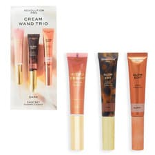 Image of Revolution Pro Cream Face Wand Trio Cream Contour Blush & Highlighter Dark