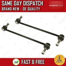 Image of PEUGEOT 406 / 607 1995-2011 FRONT STABILISER ANTI ROLL BAR DROP LINKS PAIR X2