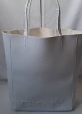 Image of DKNY~ Large White Logo Tote Bag ~ New Without Tags